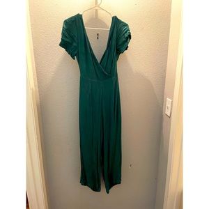 Sage, The Label emerald green jump suit